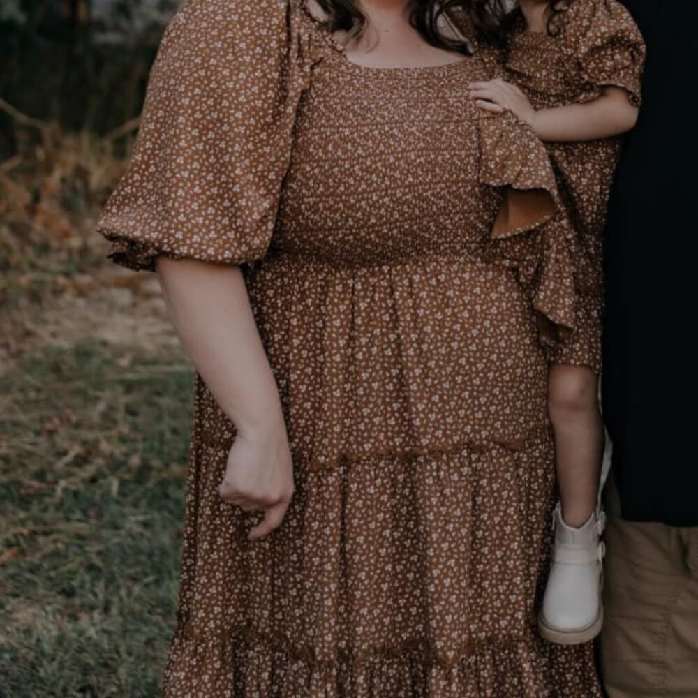 Ivy City Co Madeline Dress in Amber Floral Size 4X